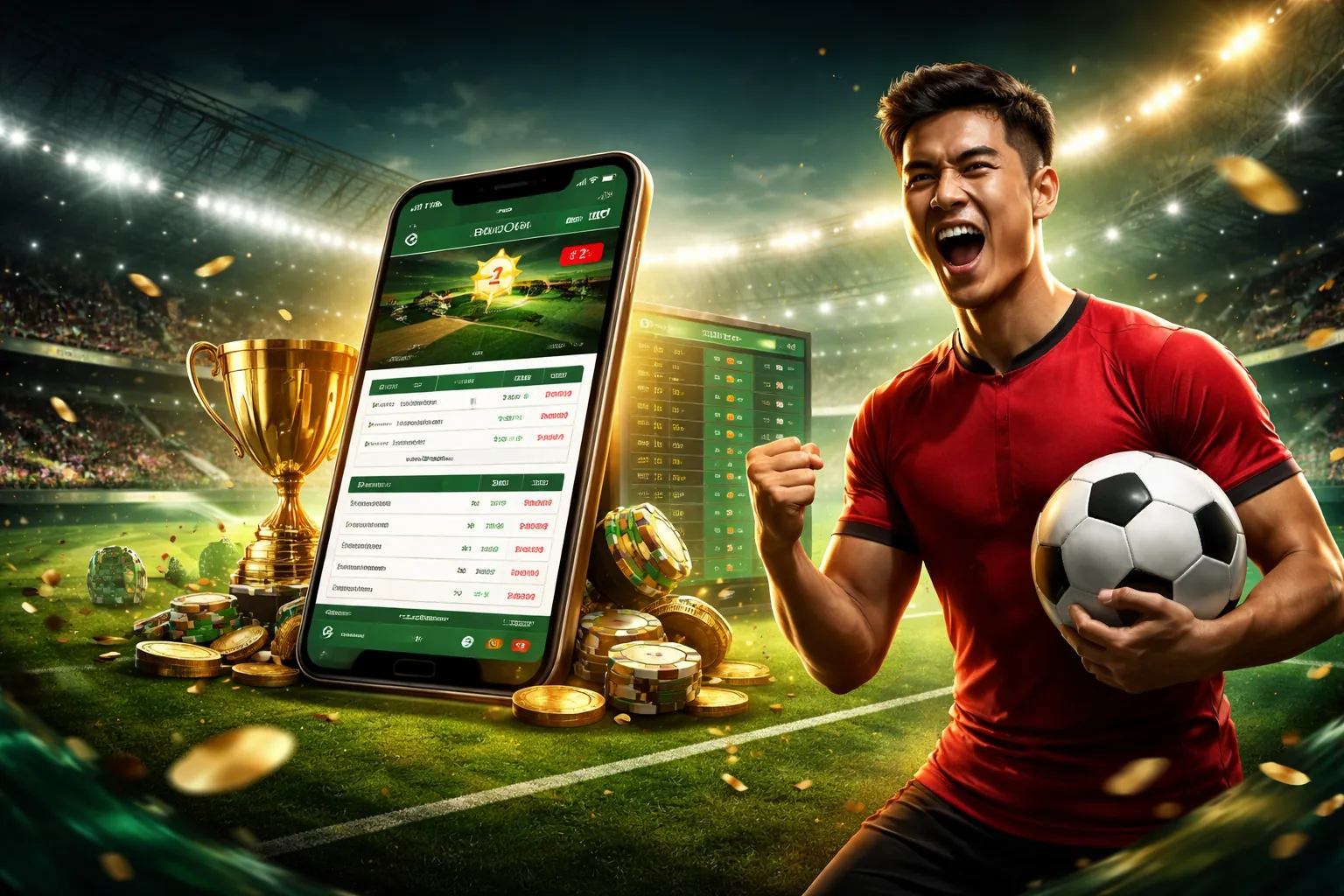 Hình ảnh nền cá cược thể thao và casino